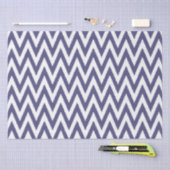 Paarse witte Chevron Tissuepapier (Craft)