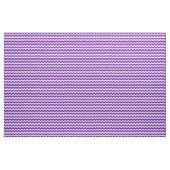 Paarse witte Chevron Zigzag Stripe Patroon Stof (Yard (91,4 cm))