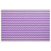 Paarse witte Chevron Zigzag Stripe Patroon Stof (Fat Quarter)