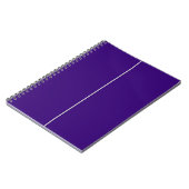Paarse & witte CUSTOM Notitieboek (Linkerzijde)