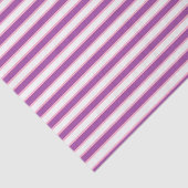 Paarse, witte en roze strepen tissuepapier (Detail)