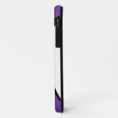 Paarse, witte en zwarte draagtas Case-Mate iPhone case (Achterkant/links)