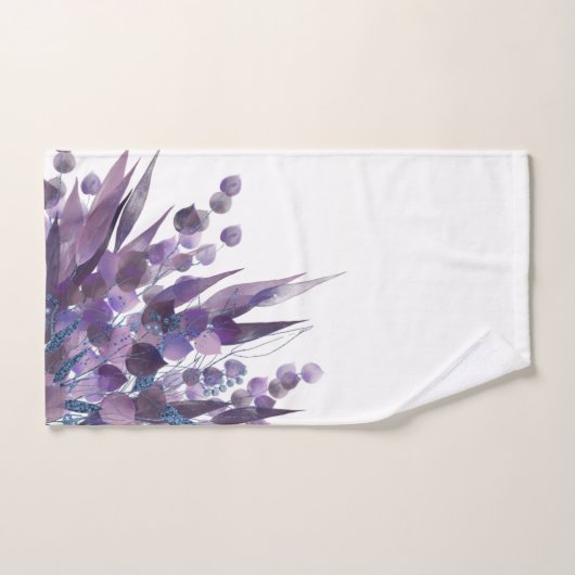 PAARSE WITTE EUCALYPTUS BATHROOM TOWEL SET BAD HANDDOEK (Handdoek)