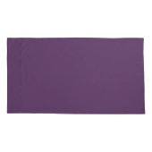 Paarse Witte Geruite Polka Dot Floral Damask Art Kussensloop (Achterkant-Links)