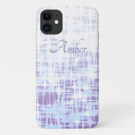 Paarse Witte Gradiënt Gloeiende Vonken Persoonlijk Case-Mate iPhone Case