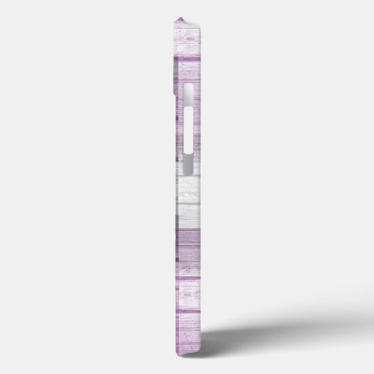 Paarse witte grijze, zwarte houten textiel ace Pr Case-Mate iPhone Case (Achterkant / Links)