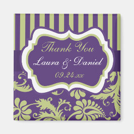 Paarse, witte, groene dwergbruiloft voor Magnet