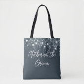 Paarse & witte hanglampen Moeder van de bruidegom Tote Bag (Voorkant)
