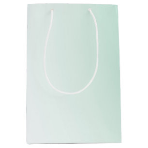 Paarse Witte Mint Verjaardag Medium Cadeauzakje