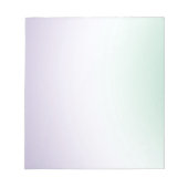 Paarse Witte Munt Notitieblok (Voorkant)