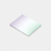 Paarse Witte Munt Post-it® Notes (Schuin)