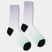 Paarse Witte Munt Sokken (Rechts)