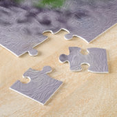 Paarse witte paniekjes legpuzzel (Zijkant)