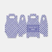 paarse witte pols bedankdoosjes (Uitgevouwen)