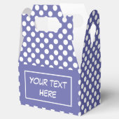 paarse witte pols bedankdoosjes (Geopend)