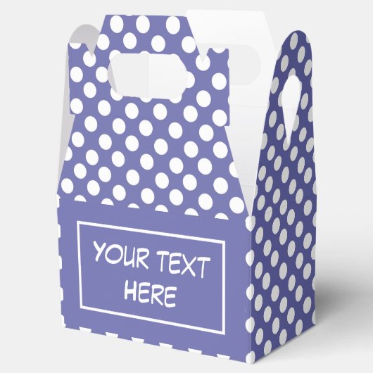 paarse witte pols bedankdoosjes (Geopend)