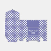 paarse witte pols bedankdoosjes (Uitgevouwen)