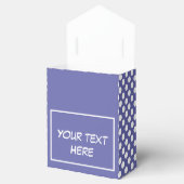 paarse witte pols bedankdoosjes (Geopend)