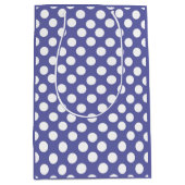 paarse witte pols medium cadeauzakje (Voorkant)