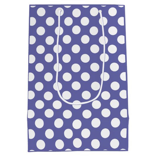 paarse witte pols medium cadeauzakje (Achterkant)