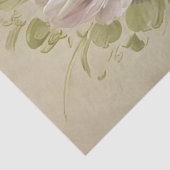  Paarse witte rozen Tissuepapier (Detail)