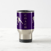 Paarse, witte rustellak reisbeker (Center)