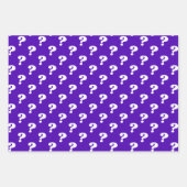 Paarse & witte Schattigee cadeauverpakking (vraagt Inpakpapier Vel (Voorkant)