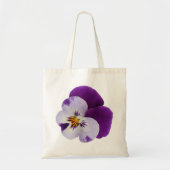 Paarse witte stekelroos tote bag (Voorkant)