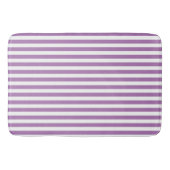 Paarse/witte strepes — Wismat Badmat (Voorkant)
