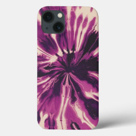 Paarse witte stropdas kleurstof Case-Mate iPhone case