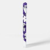 Paarse witte team kleuren meisjesachtige volleybal Case-Mate iPhone case (Achterkant / Rechts)