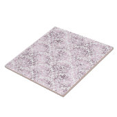 PAARSE WITTE TEGEL TEGELTJE (Zijkant)