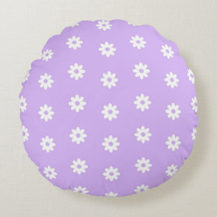 PAARSE WITTE TINY FLOWERS PAARSE ROZE HARTJES ROND KUSSEN