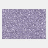 Paarse witte unicorn Sparkle Glitter Dream Inpakpapier Vel (Voorkant 2)