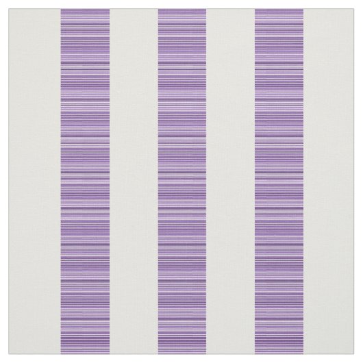 Paarse, witte, verticale strepes verbinding stof (Swatch)