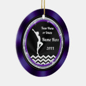 Paarse, witte, zwarte, gymnastiek Ornamenten (Rechts)