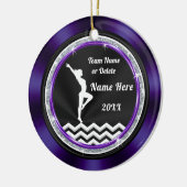 Paarse, witte, zwarte, gymnastiek Ornamenten (Links)