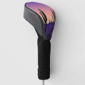 Paarse woestijn golfheadcover (Schuin)