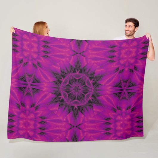 Paarse woestijn Song 31 Fleece Deken (In situ)