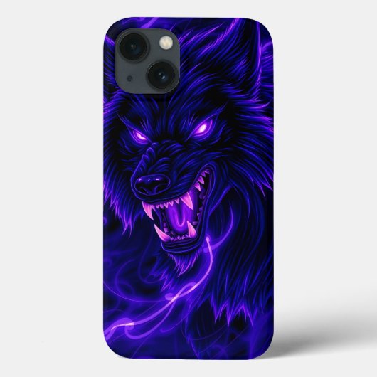 Paarse Wolf Case-Mate iPhone Case (Achterkant)