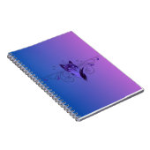 Paarse wolf notitieboek (Rechterzijde)