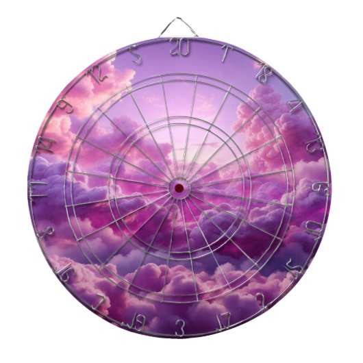 Paarse wolk dartbord (Voorkant)