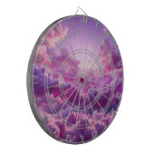 Paarse wolk dartbord (Voorkant Links)