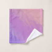 Paarse wolken bij schemering bad handdoek (Wasdoekje)