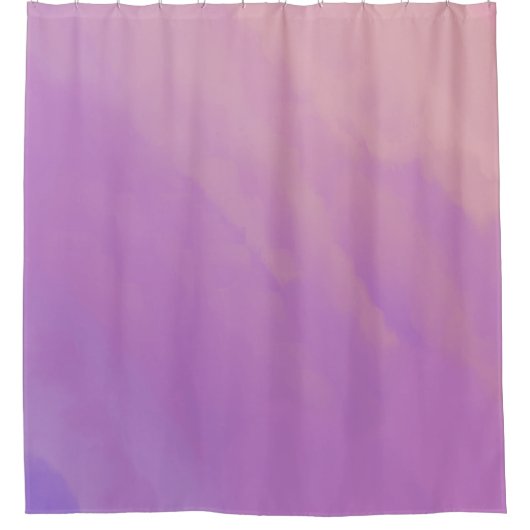 Paarse wolken bij schemering douchegordijn (Voorkant)