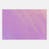 Paarse wolken bij schemering inpakpapier vel (Voorkant 3)