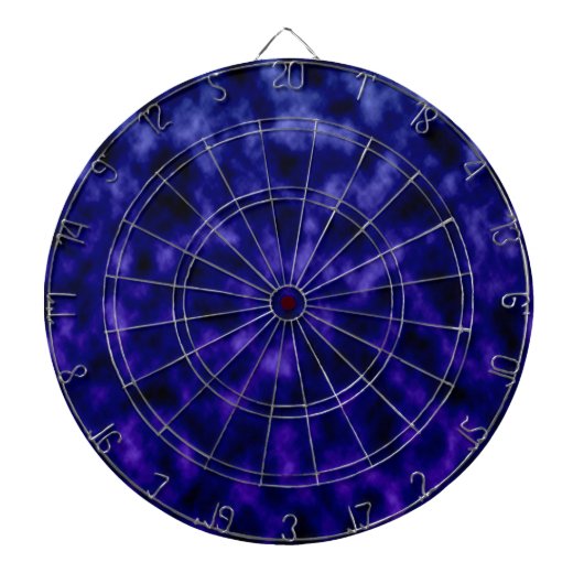 Paarse wolken dartbord (Voorkant)