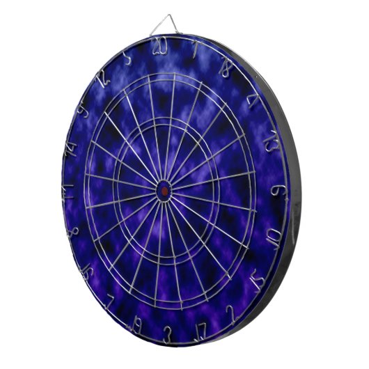 Paarse wolken dartbord (Voorkant Rechts)