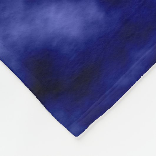 Paarse wolken fleece deken (Hoek)