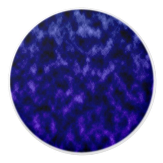 Paarse wolken keramische knop (Voorkant)